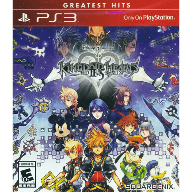 Kingdom Hearts HD 2.5 Remix box art for Playstation 3